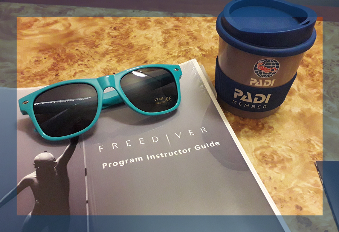 PADI Freediver Instructor Camp Freediving manual preparation