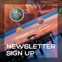 Newsletter sign up front page