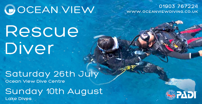 Rescue Diver course July/August 2025