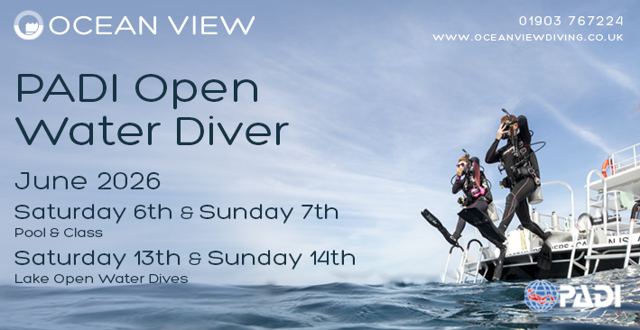 PADI Open Water course June 2026