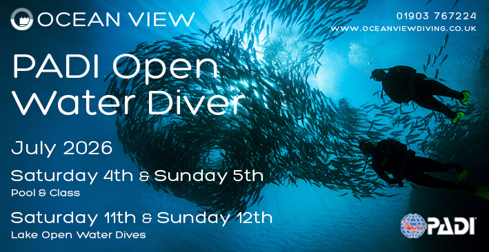 PADI Open Water July 2026